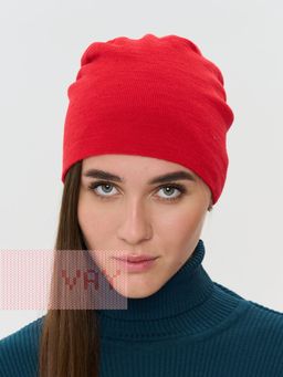 Шапка женская 5232-8436. 0608 алый