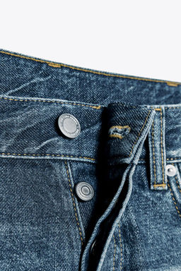 ZW COLLECTION RELAXED FIT MID-RISE JEANS - Zara фото 6