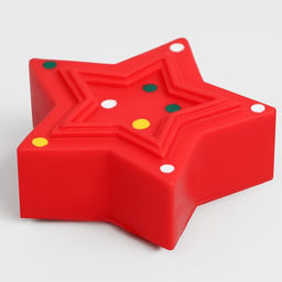 Игрушка пищащая Звезда, виниловая, 8 х 8 см - Пижон фото 2