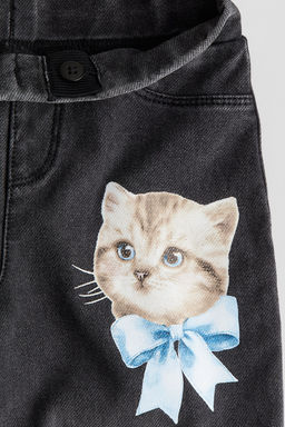 Pantalon amplio efecto denim - H&m фото 2