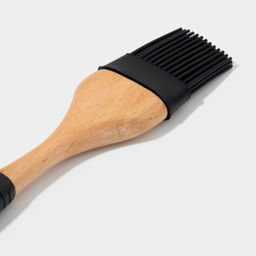 Кисть кухонная Доляна «Макота», силикон, 23,5 см, чёрная