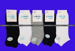 Цена за 12 пар. LIMAX носки мужские укороченные 61111В 41-44  фото 40