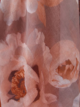 Большой, мягкий, тонкий и очень нежный двусторонний палантин с рисунком в стиле арт-деко - Tantino фото 4