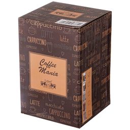 КРУЖКА LEFARD КОФЕМАНИЯ С ПЛАСТ. КРЫШКОЙ, 450МЛ  фото 2