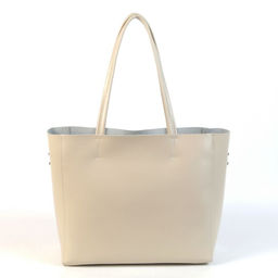 Женская кожаная сумка шоппер трапеция 8689-220 Беж - Cidirro фото 2