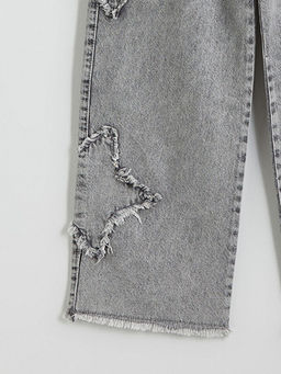 Wideleg K?z ?ocuk Jean Pantolon