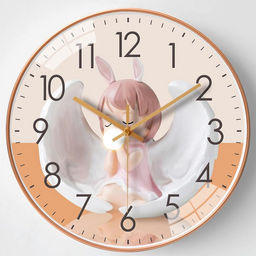 Часы настенные «Ангелочек», детские, бесшумные, плавный ход, d=30 см