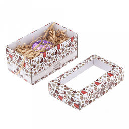 Елочная игрушка фигурка стеклянная Капелька 1-5 д5,4см, h8,5см, ручная художественная роспись, подарочная упаковка (Россия) - Домашняя мода фото 4