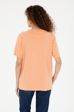 U. S. Polo Assn / Женская базовая футболка Salmon - U.s. polo assn фото 4