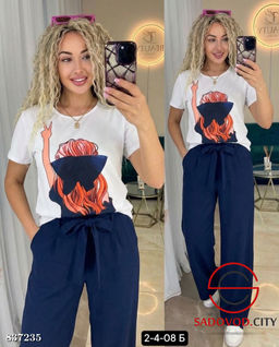 Костюм женский (футболка и штаны) - Bruno фото 4