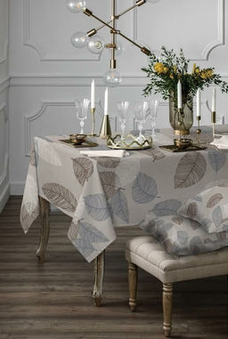 Скатерть Блоссом 150*180см. рогожка хлопок 100% - Лен поволжья фото 2