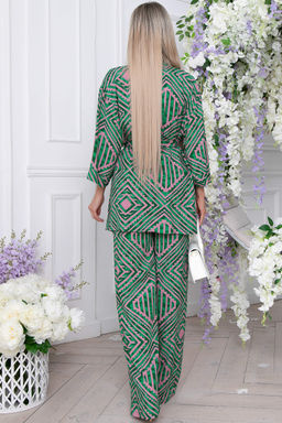 Костюм Зарина (зелено-розовый) К9004 - Lt collection фото 2