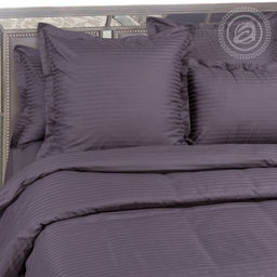 Постельное белье Мокрый асфальт (страйп-сатин) Евро/Пододеяльник: 1 шт. - 220*200; Простыня: 1 шт. - 220*240; Наволочка: 2 шт. - 70*70; Наволочка: 2 шт. - 50*70 Страйп - сатин - Артпостель фото 2