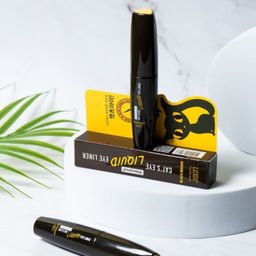 Jigott Водостойкая жидкая подводка для глаз / Cats Eye Waterproof Liquid Eyeliner Black Brown, черно-коричневый