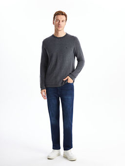 Bisiklet Yaka Erkek Triko Kazak