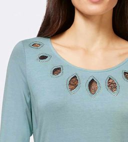 Блузка, мятная - Ashley brooke фото 6