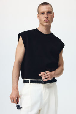 Camiseta sin mangas efecto neopreno Relaxed Fit - H&m фото 9