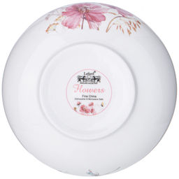 Цена за 4 шт. ТАРЕЛКА СУПОВАЯ LEFARD FLOWERS 16,5*5,5 СМ 700 МЛ