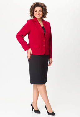Жакет БелЭльСтиль 203 красный  фото 3