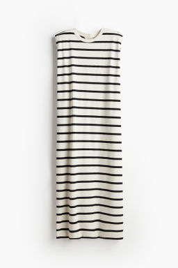 Vestido sin mangas con hombreras