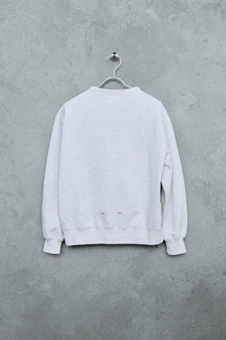 STORIESZ - SUDADERA FELPA CREW NECK / Gris vigor? - Zara фото 5