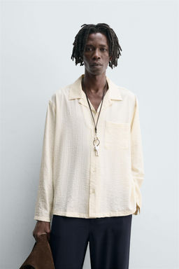 CREASED-EFFECT FLOWING SHIRT - Zara фото 2