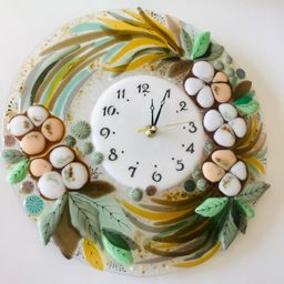 Настенные часы Хлопок - Стрекоза фото 6