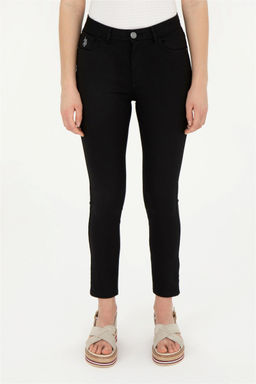 Женские черные брюки из плотной ткани - U.s. polo assn фото 2