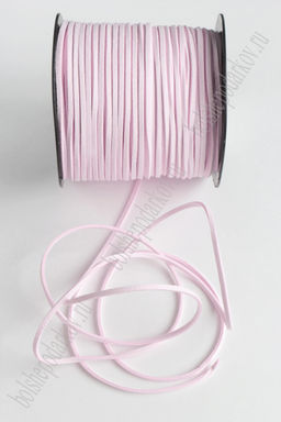 Шнур замшевый 2,5*2 мм (SF-2165) светло-розовый №6068