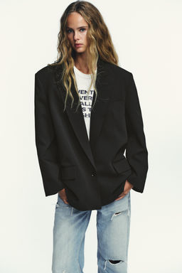 OVERSIZE BASIC BLAZER - Zara фото 2