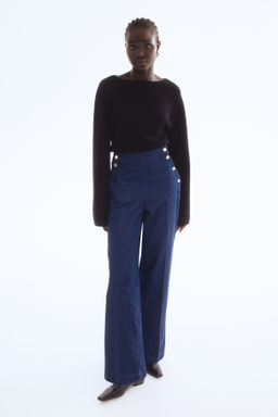 Pantal?n denim con botones - H&m фото 7