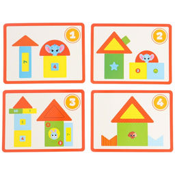 Детская развивающая игра Крошка Я «Маленький строитель / Транспорт», EVA + карточки, виды МИКС, Крошка Я