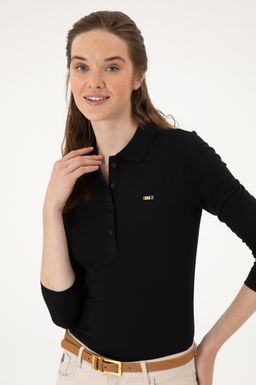 Kad_n Siyah Basic Sweatshirt Sepette S_rpriz _ndirim - U.s. polo assn фото 2