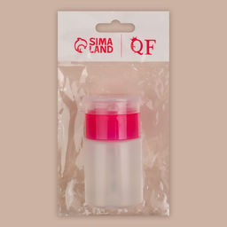 Цена за 2 шт. Флакон с помпой, 75 мл, розовый, прозрачный