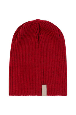 Шапка вязаная Ш-103 красная (58)