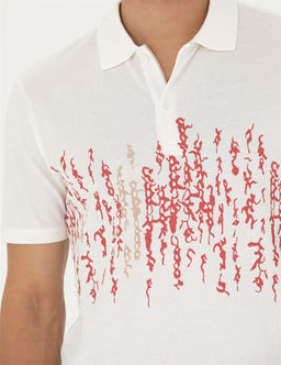 Ekru Slim Fit Polo Yaka Ti__rt - Pierre cardin фото 7