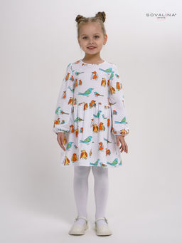 Платье Моана птички на белом - Sovalina фото 6