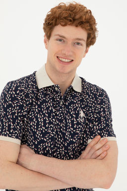 Мужская кремовая футболка - U.s. polo assn фото 2