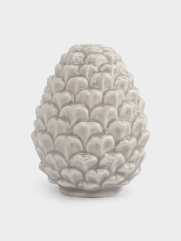 Емкость для соли или перца, 7 см, фарфор P, бежево-молочная, Шишка, Pinecone