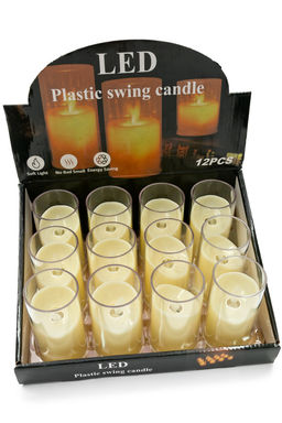 Набор свечей светодиодных на батарейках 5*5*10 см (12 шт) SF-7552, №4 - Больше подарков фото 2