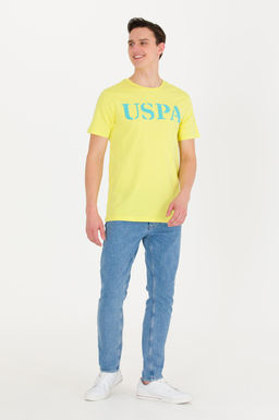 U. S. Polo Assn Мужская футболка Citron Basic с круглым вырезом - U.s. polo assn фото 4