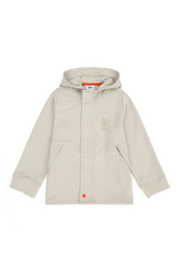 Бежевая толстовка с капюшоном для мальчика Неожиданная скидка в корзине