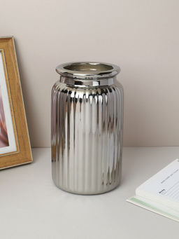 Ваза 18 см серебро / WRF-158 /уп 6/11/ - ГалеонТрейд фото 2