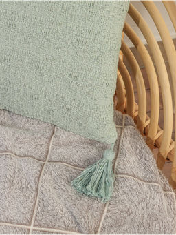 Наволочка декоративная с кисточками SL Home TASSEL, 4545 см, оливковая - Sima-land home фото 4