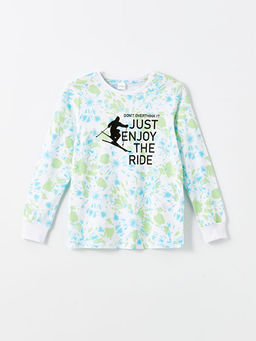 Bisiklet Yaka Erkek ?ocuk Pijama Tak?m? - Waikiki фото 2