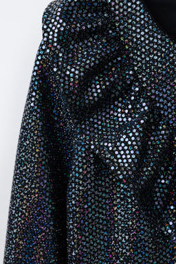 SHIMMER RUFFLE DRESS - Zara фото 3