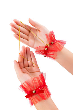 Наручники Me Seduce Queen of hearts Allure, красные, OS