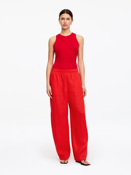 Pantalones de lino barrel - H&m фото 3