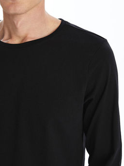 Bisiklet Yaka Uzun Kollu Erkek Atlet