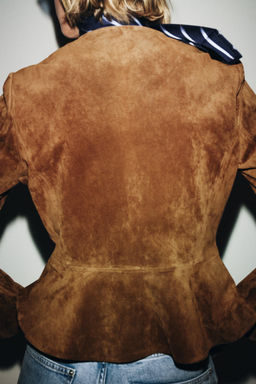 100% LEATHER JACKET - Zara фото 3